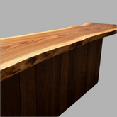 Live Edge Oak Bar Top